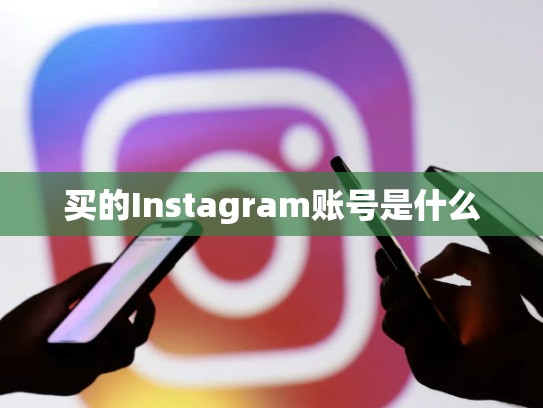 买的Instagram账号是什么