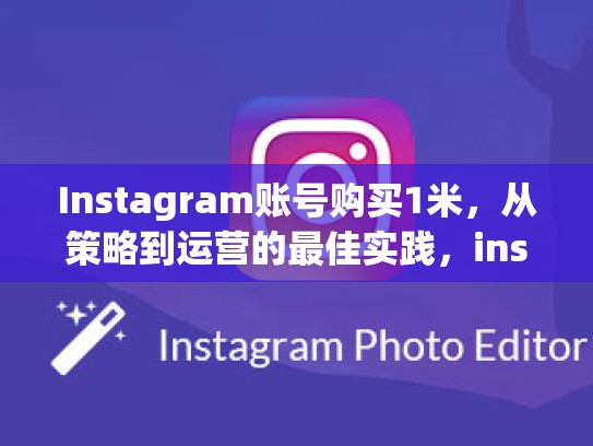 Instagram账号购买1米，从策略到运营的最佳实践，instagram账号多少钱一个