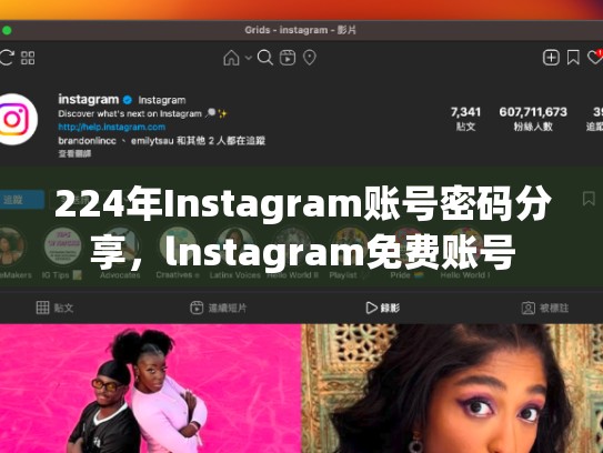 224年Instagram账号密码分享，lnstagram免费账号