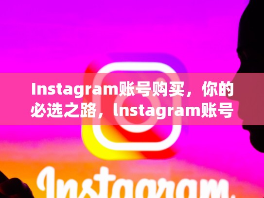 Instagram账号购买，你的必选之路，lnstagram账号