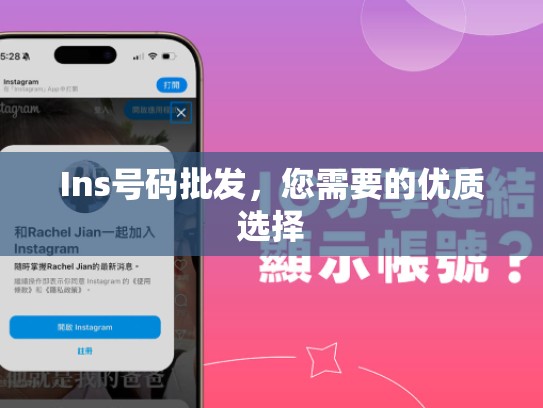 Ins号码批发，您需要的优质选择